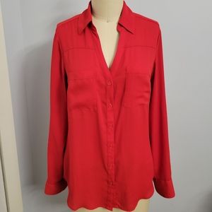Express Portofino Red Shirt Size XS